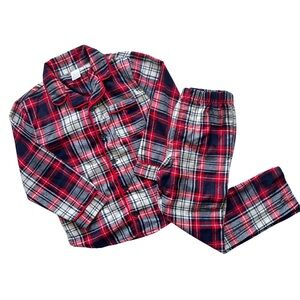 Gap Kids Holiday Plaid Pajamas Set- Red and Blue